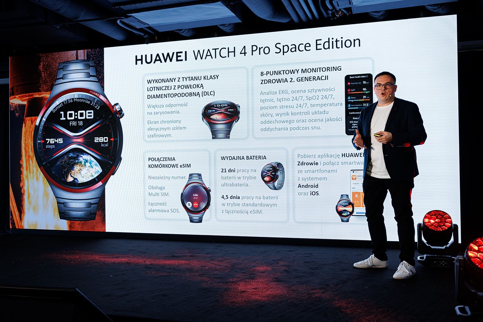 Cechy Huawei Watch 4 Pro Space Edition