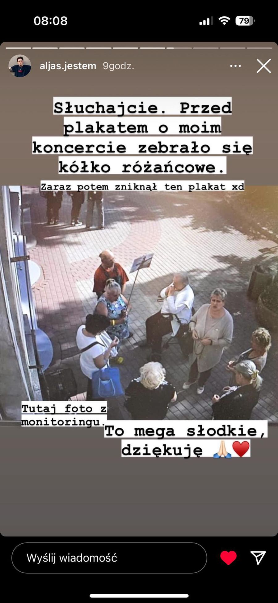 Kółko różańcowe protestuje przeciwko koncertowi Aljas