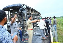 Tragedia w Indiach. Co najmniej 20 osób zginęło w pożarze autobusu