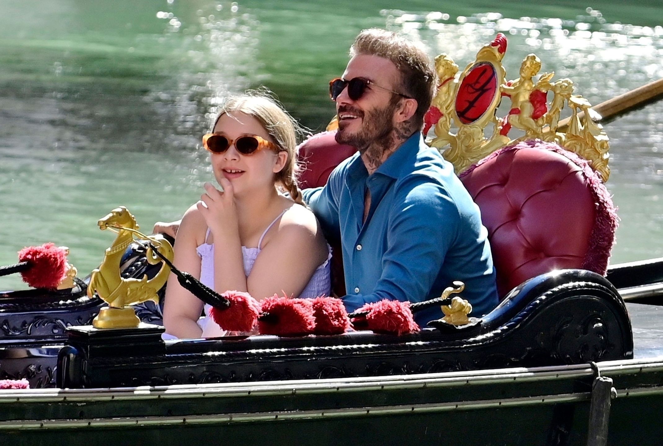 David Beckham z córką Harper na wycieczce w Wenecji 