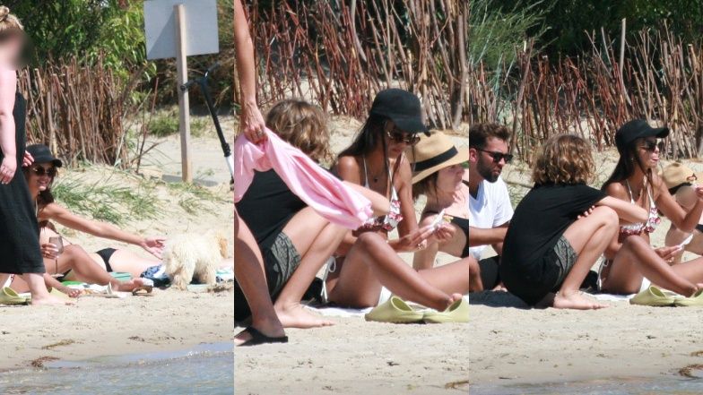 Klaudia El Dursi na plaży w Chałupach