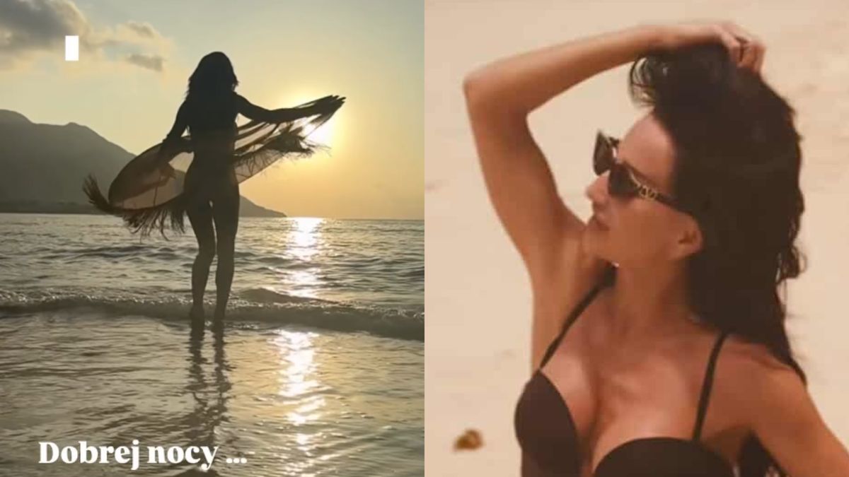 Justyna Steczkowska i jej zabójcza figura pozdrawiają z wyjazdu