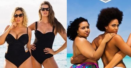 Modelki XXL w kostiumach kąpielowych!