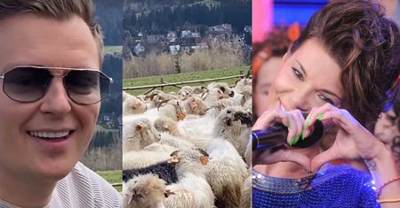 Edyta Górniak i Rafał Brzozowski bawią się razem na majówce w Tatrach: "Weźmiesz mnie NA BARANA"?