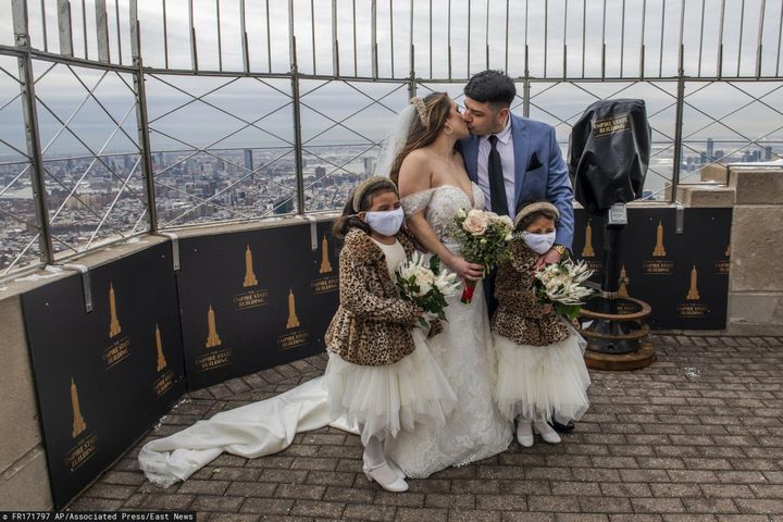 Para wzięła ślub w Empire State Building