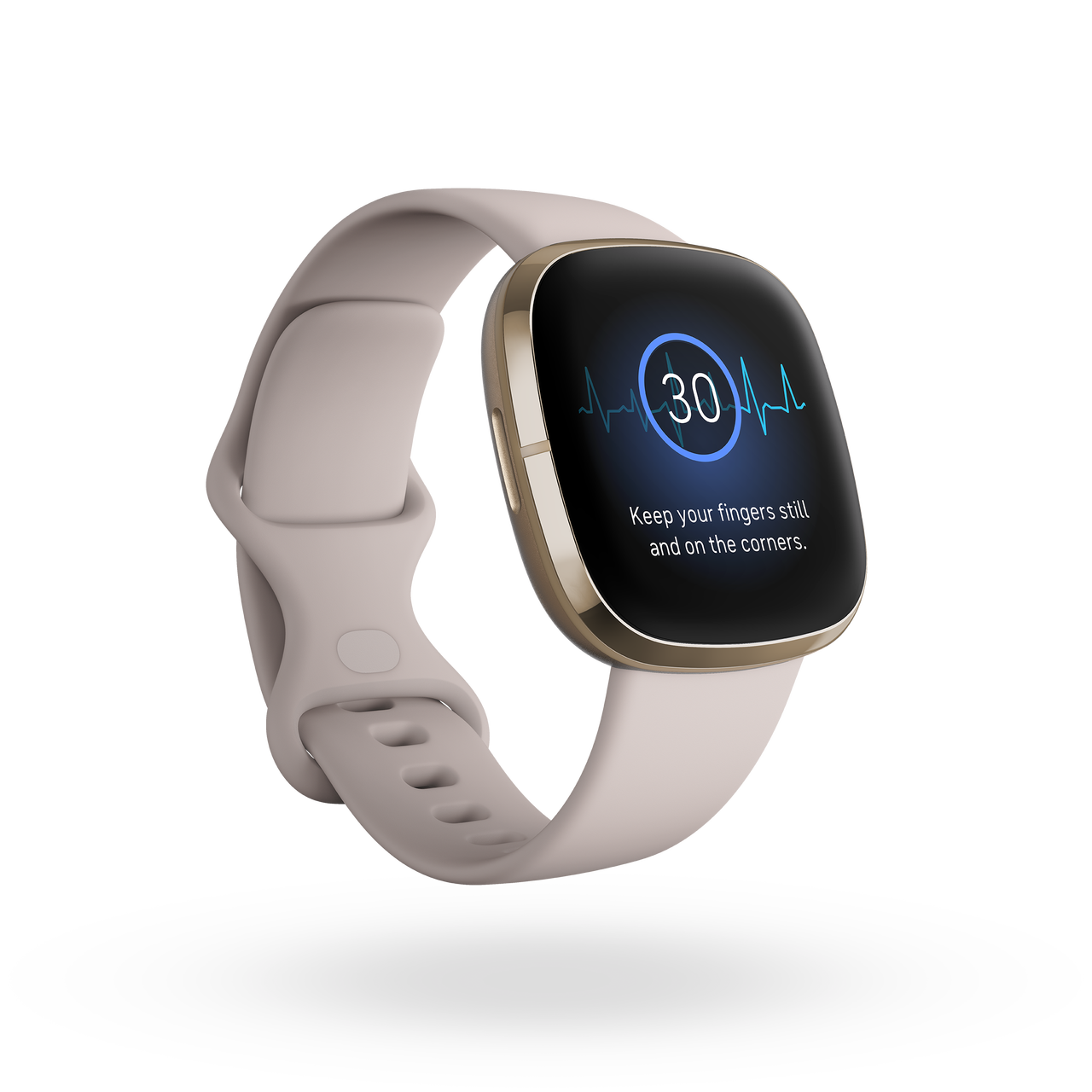 Smartwatch Fitbit z aplikacją EKG.