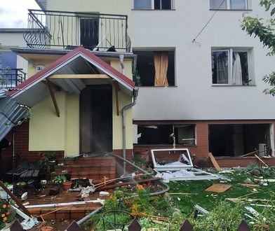 Wybuch gazu Białystok. Straż pożarna pokazała zdjęcia zniszczonego domu