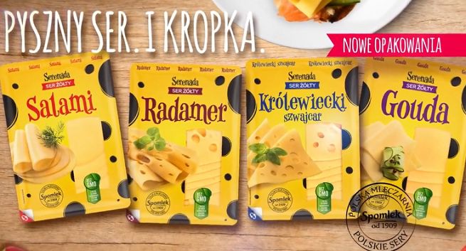 „Pyszny ser. I kropka” w spocie serów Serenada (wideo)