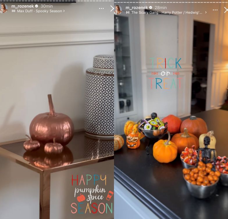 Małgorzata Rozenek pokazała udekorowany na Halloween dom