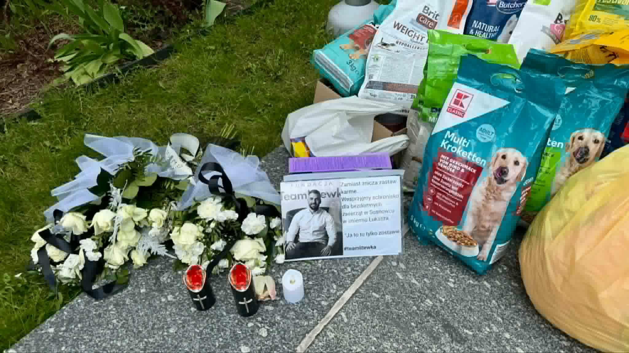 Tak ludzie pożegnali Łukasza Litewkę