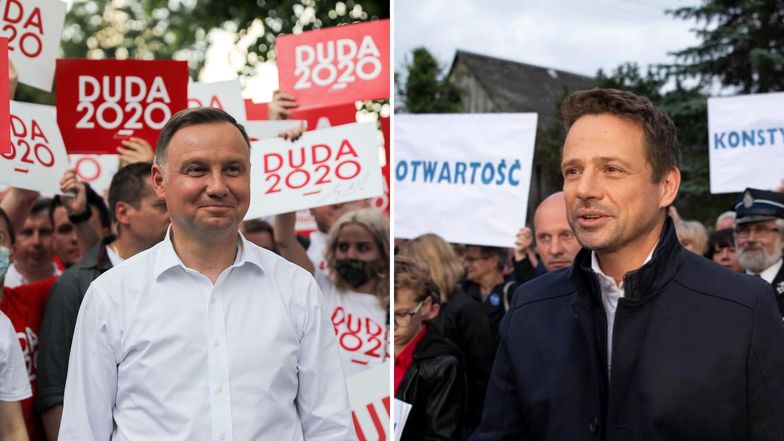 Na oficjalne wyniki wyborów prezydenckich czekają Andrzej Duda i Rafał Trzaskowski. 