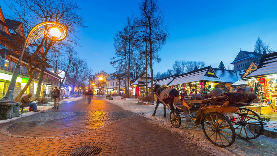 zakopane, krupówki, góry, urlop