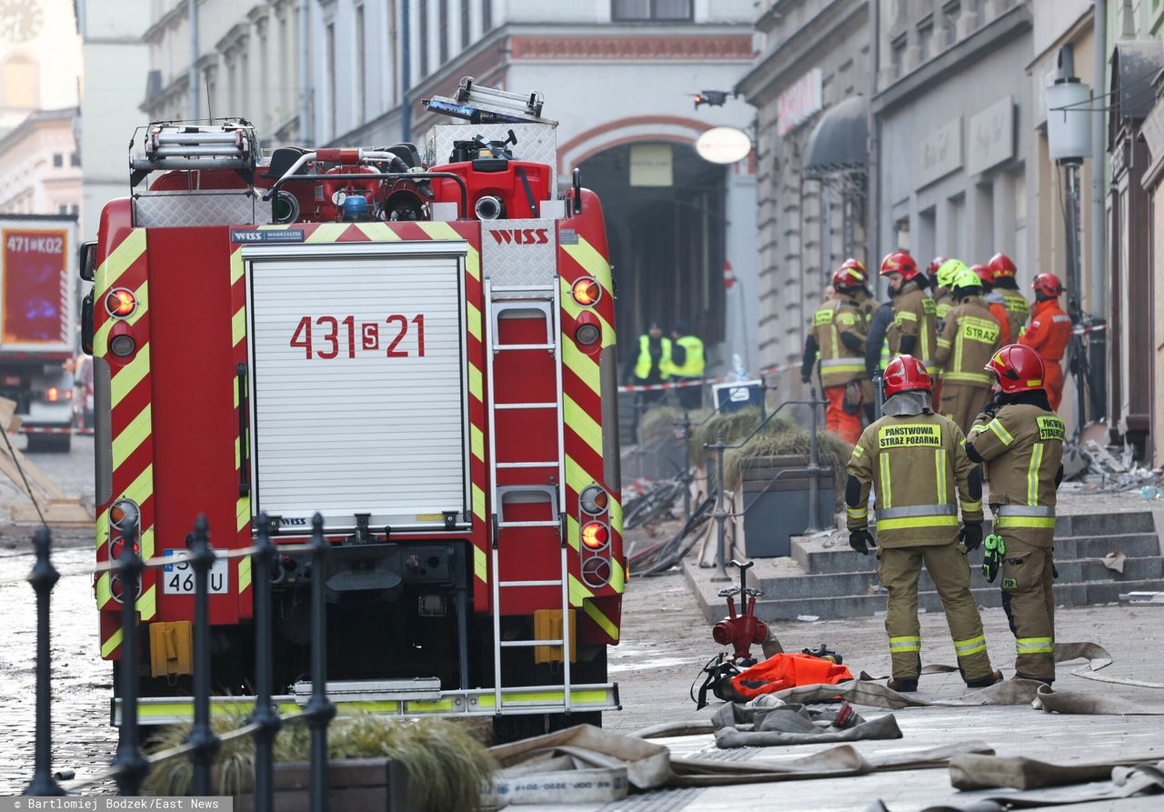 Zawalona kamienica w Cieszynie. Strażacy o szczegółach