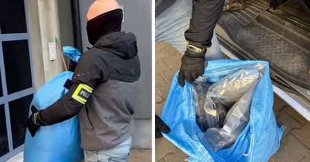 133 kg narkotyków i broń. Spektakularna akcja policjantów