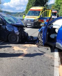 11 rannych. Lądowały dwa helikoptery po dramatycznym wypadku