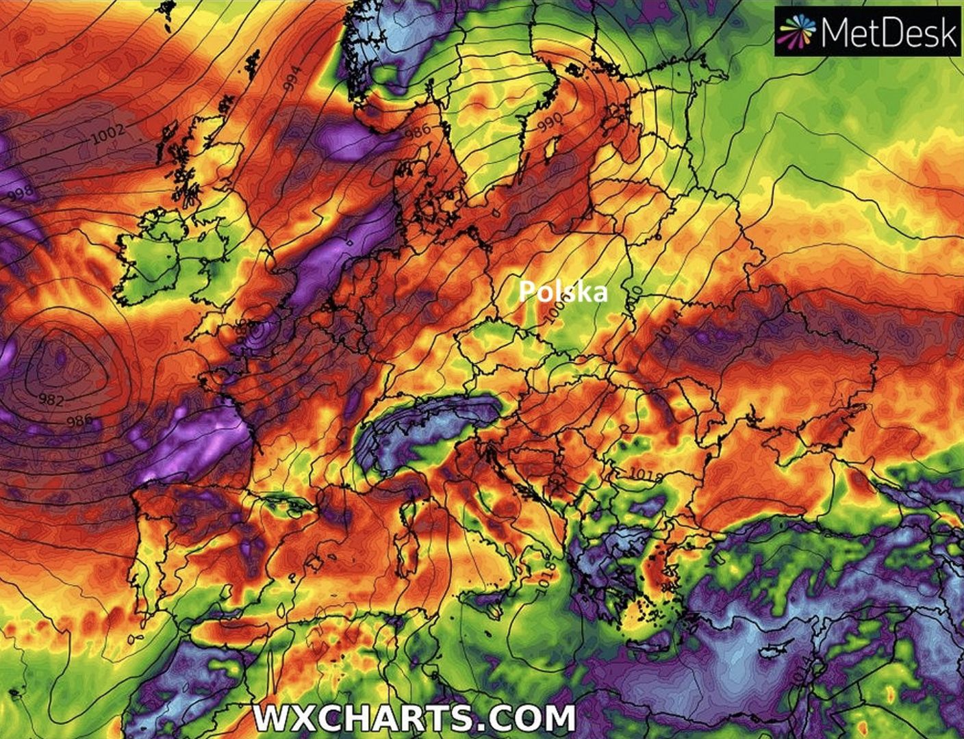 Alarmujące zjawiska nad Europą. Synoptycy wskazują