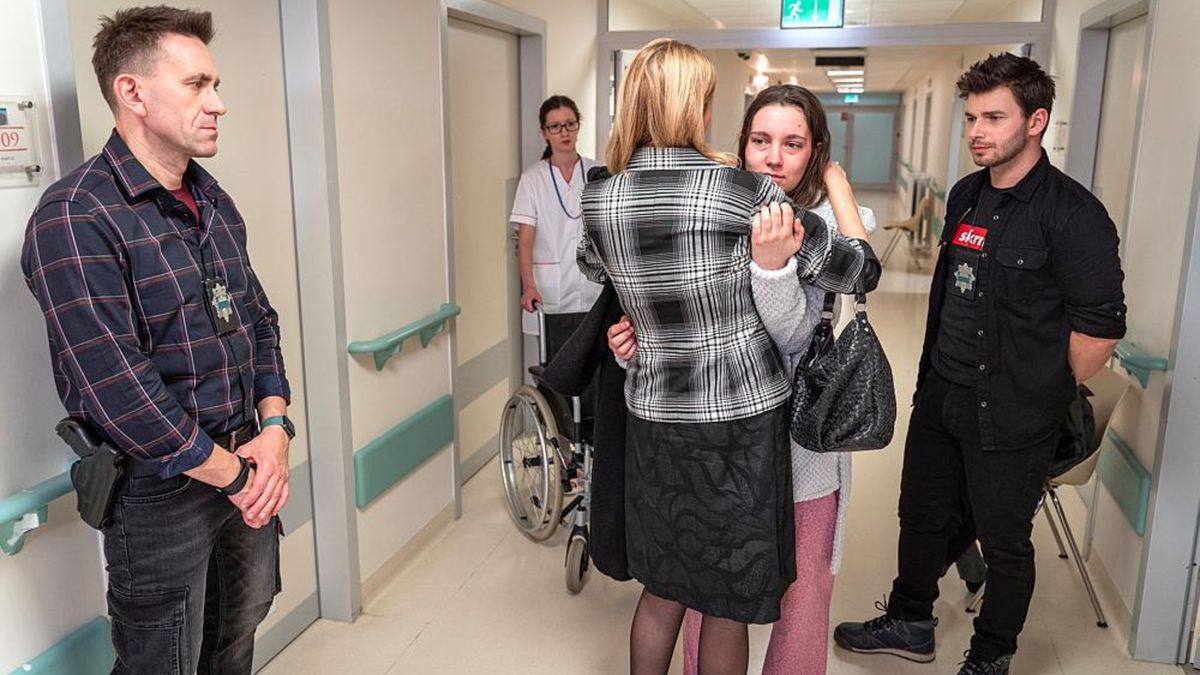 Kadr z serialu "Gliniarze"