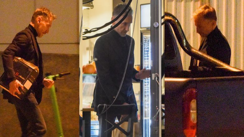 Piotr Kraśko zaopatruje się w karton włoskiego wina i sos do spaghetti, po czym mknie do mercedesa za ponad 170 tysięcy złotych (ZDJĘCIA) 