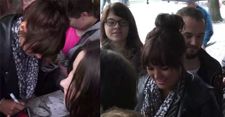 Farna rozdaje autografy fanom!