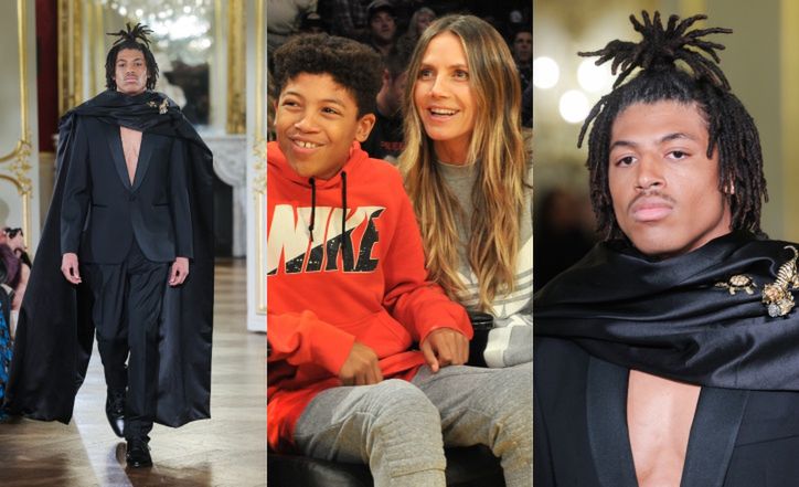 Syn Heidi Klum otworzył pokaz w Paryżu