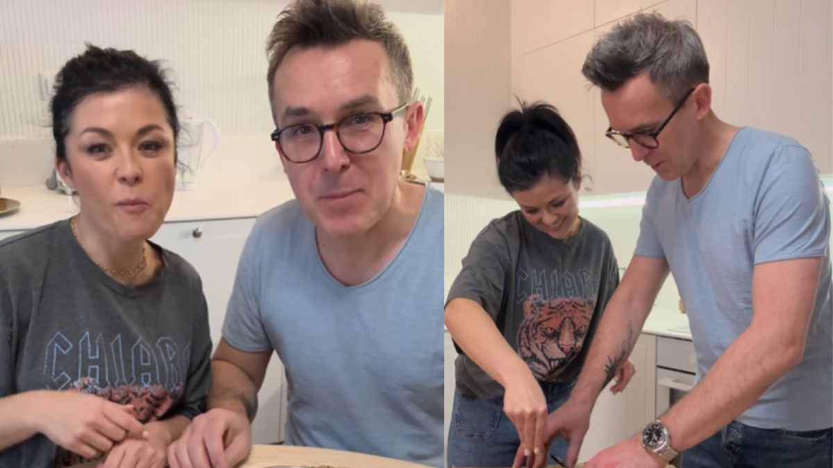 Kasia Cichopek pokazała, jak robi z ukochanym danie a'la Kurzopki. "Petarda" (Foto: instargam.com katarzynacichopek i maciejkurzajewski)