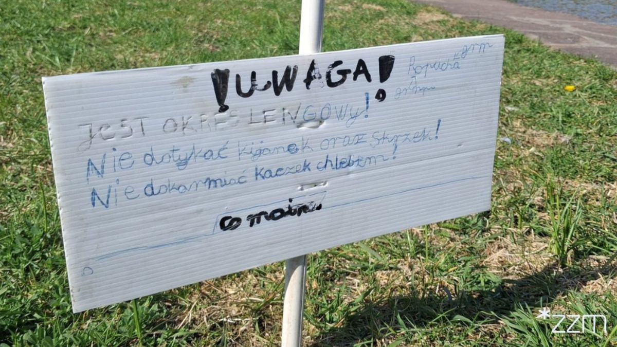 W Poznaniu stanęły wymowne tabliczki.