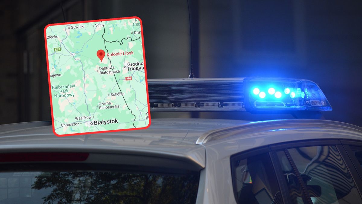 Do tragedii doszło w miejscowości Kolonie Lipsk w województwie podlaskim  