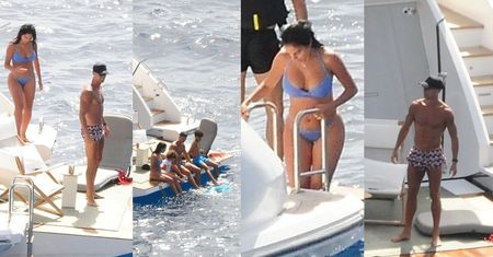 Cristiano Ronaldo odpoczywa z rodziną na luksusowym jachcie wartym 30 milionów złotych (ZDJĘCIA)