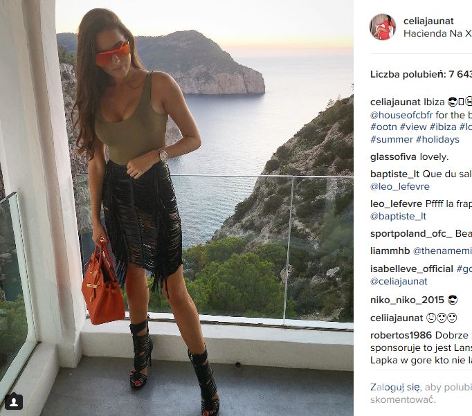Celia Jaunat w takiej spódnicy jak Kim Kardashian