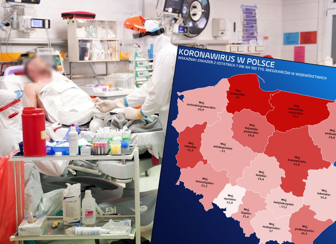 Koronawirus. Trzy regiony bliskie "zamknięcia". Podążają drogą woj. warmińsko-mazurskiego