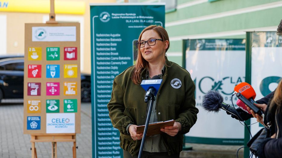 Ewelina Szklarzewska, rzeczniczka Regionalnej Dyrekcji Lasów Państwowych