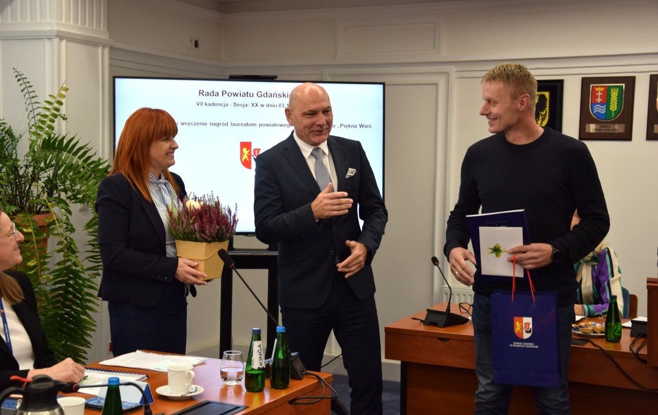 Pow. Gdański: Zwycięzcy konkursu "Piękna Wieś Pomorska" odebrali nagrody