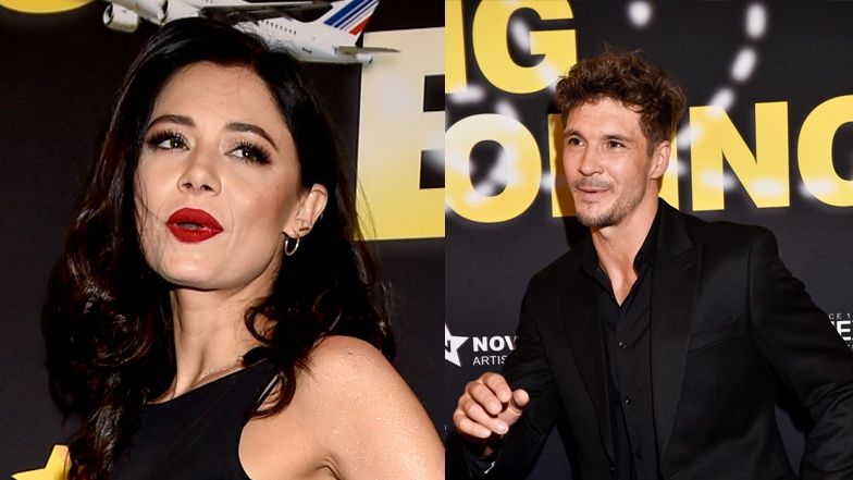 Adriana Kalska i Mikołaj Roznerski na premierze spektaklu 