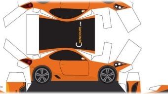 Hyundai Genesis Coupe - wycinanka