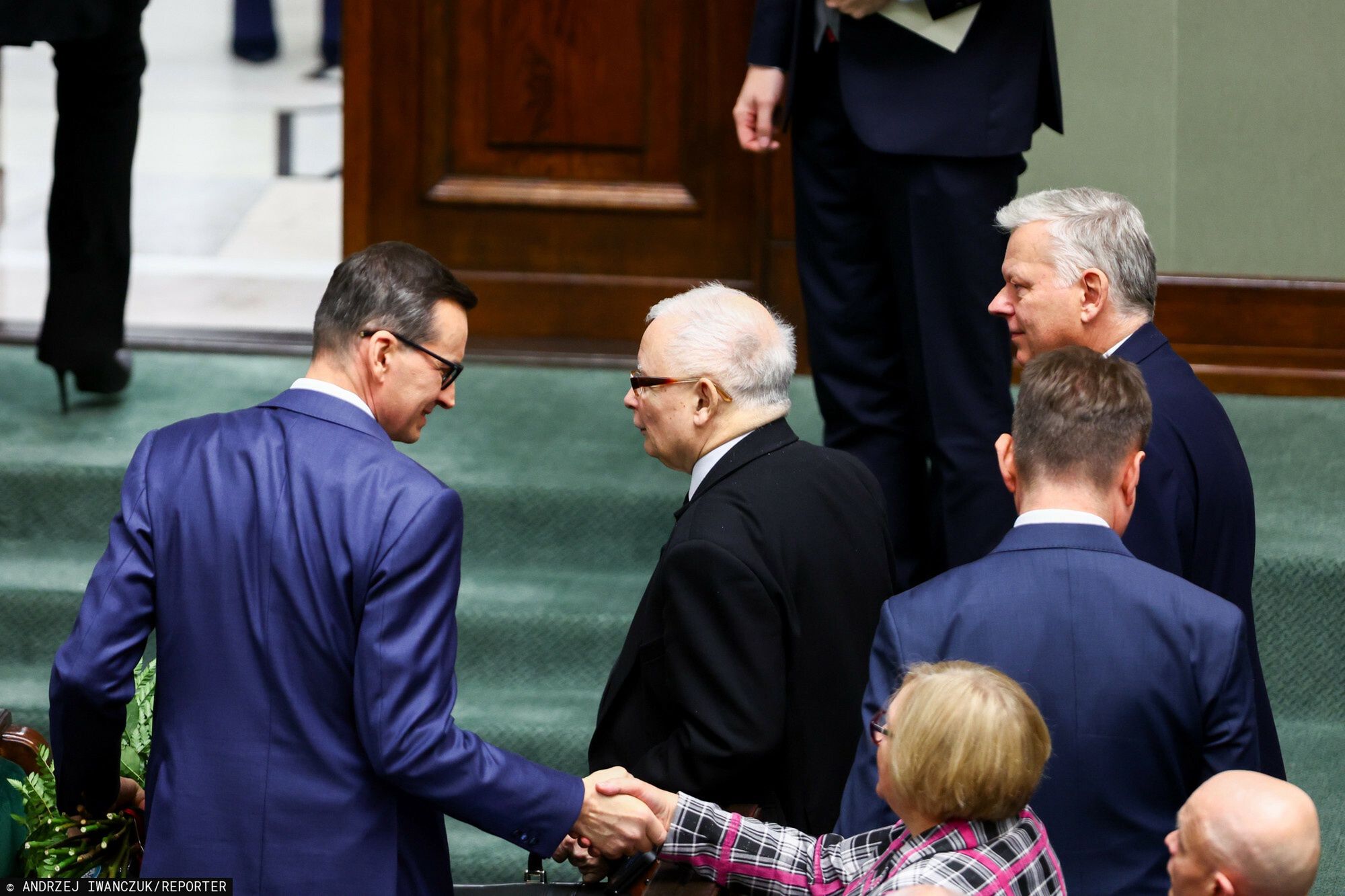Posiedzenie Sejmu 11 grudnia
11.12.2023 Warszawa Sejm Cd. 1. posiedzenia Sejmu X kadencji Fot. Andrzej Iwanczuk/REPORTER
N/z: Mateusz Morawiecki, Jaroslaw Kaczynski, Marek Suski
Andrzej Iwanczuk/REPORTER