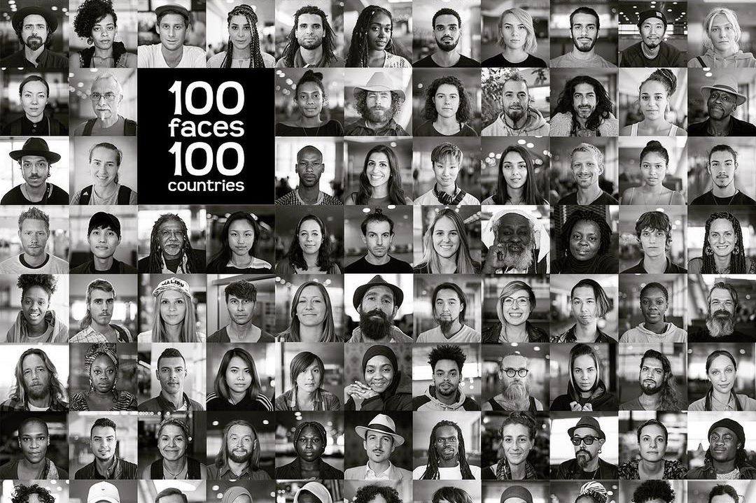 100 twarzy ze 100 krajów świata. Ciekawy projekt Mustafy Cankaya