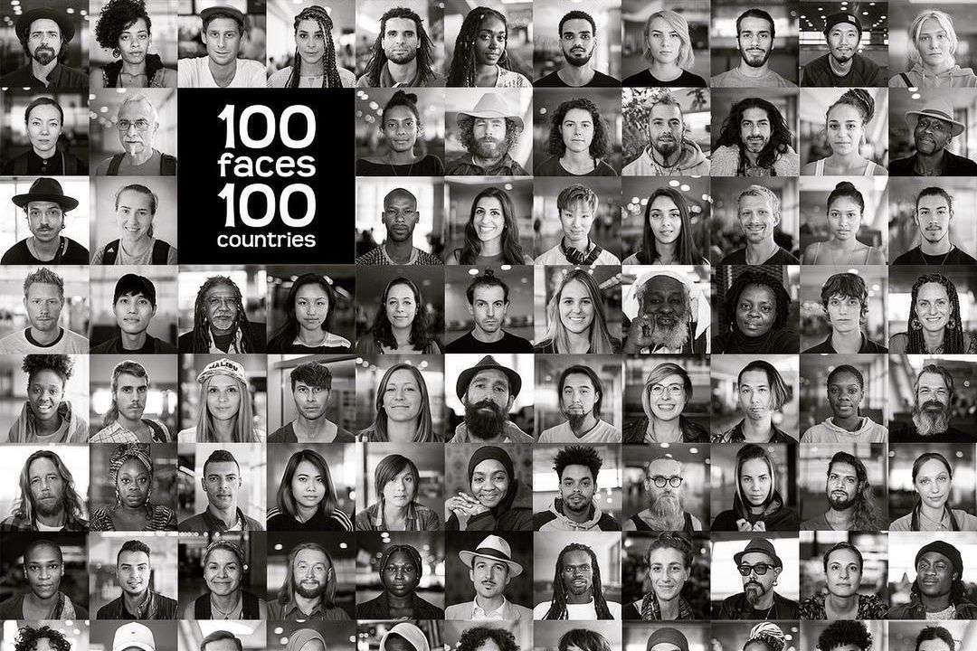 100 twarzy ze 100 krajów świata. Ciekawy projekt Mustafy Cankaya 1