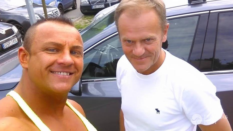Donald Tusk trenuje z Mateuszem Skrentnym