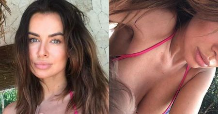 Naturalna Siwiec w bikini karmi Mię piersią (FOTO)