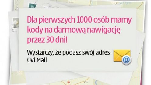 Nokia rozdaje 1000 kodów na darmową nawigację 1