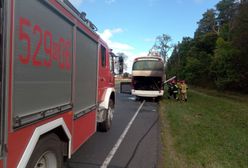 Ogień w silniku pojawił się nagle. Ewakuowano 35 osób