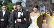 Maria Dębska miała suknię ślubną jak Anna Lewandowska