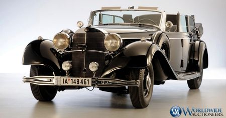 Mercedes-Benz 770K trafi na aukcję. Samochód należał do jednego z największych zbrodniarzy wojennych
