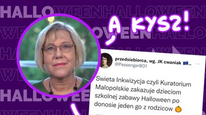 Barbara Nowak zabrania Halloween, bo tak. Szkoda, że nie zabroniła religii 🤷