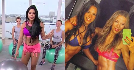 Amerykańska gwiazda fitnessu ćwiczy w TVN-ie