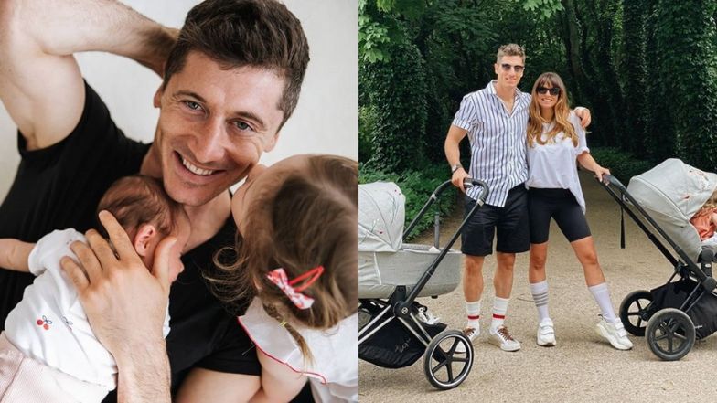 Anna Lewandowska świętuje Dzień Ojca zdjęciem uśmiechniętego Roberta
