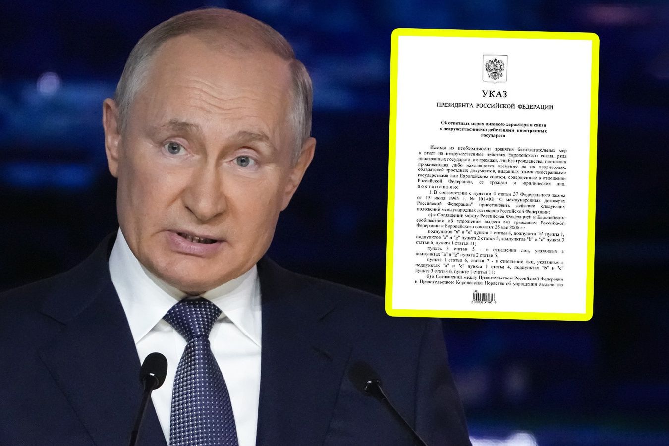Władimir Putin podjął decyzję. Podpisał dekret ws. "nieprzyjaznych krajów"