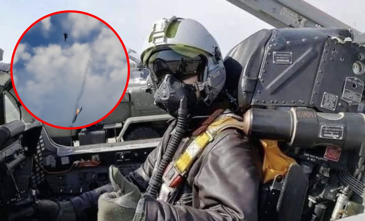 "Duch Kijowa" zestrzelił rosyjski myśliwiec. Nagranie ma pochodzić z gry wideo