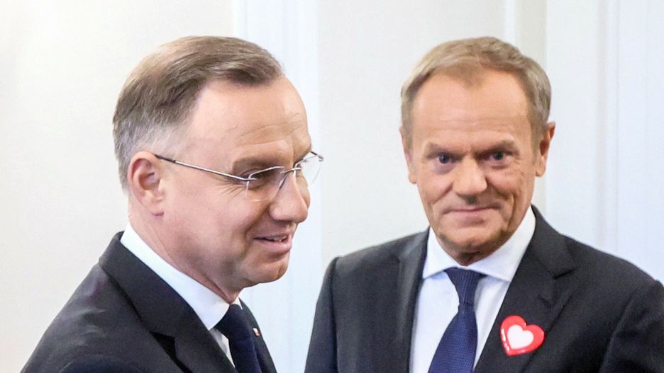 Prezydent Andrzej Duda i premier Donald Tusk