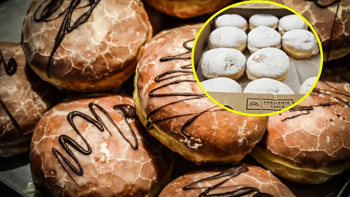 Pączek z Lidla.